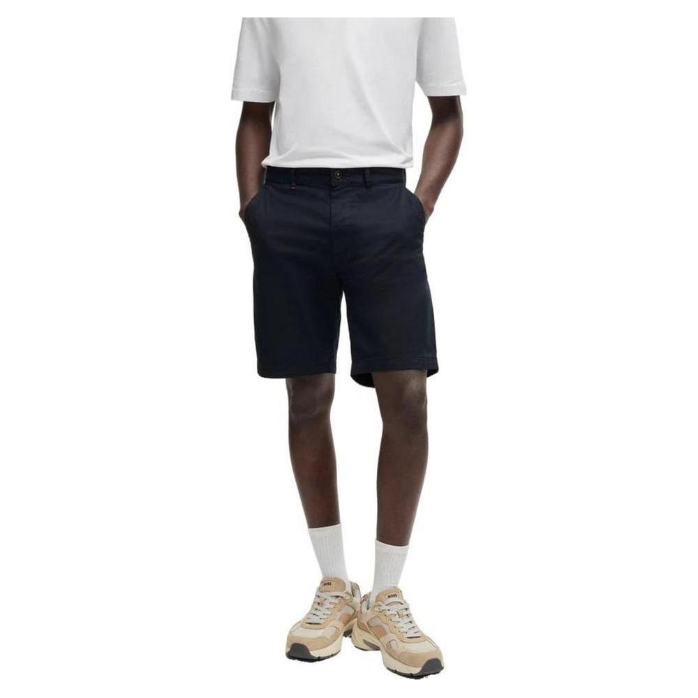 Hugo Boss Blue Cotton Short Hugo Boss