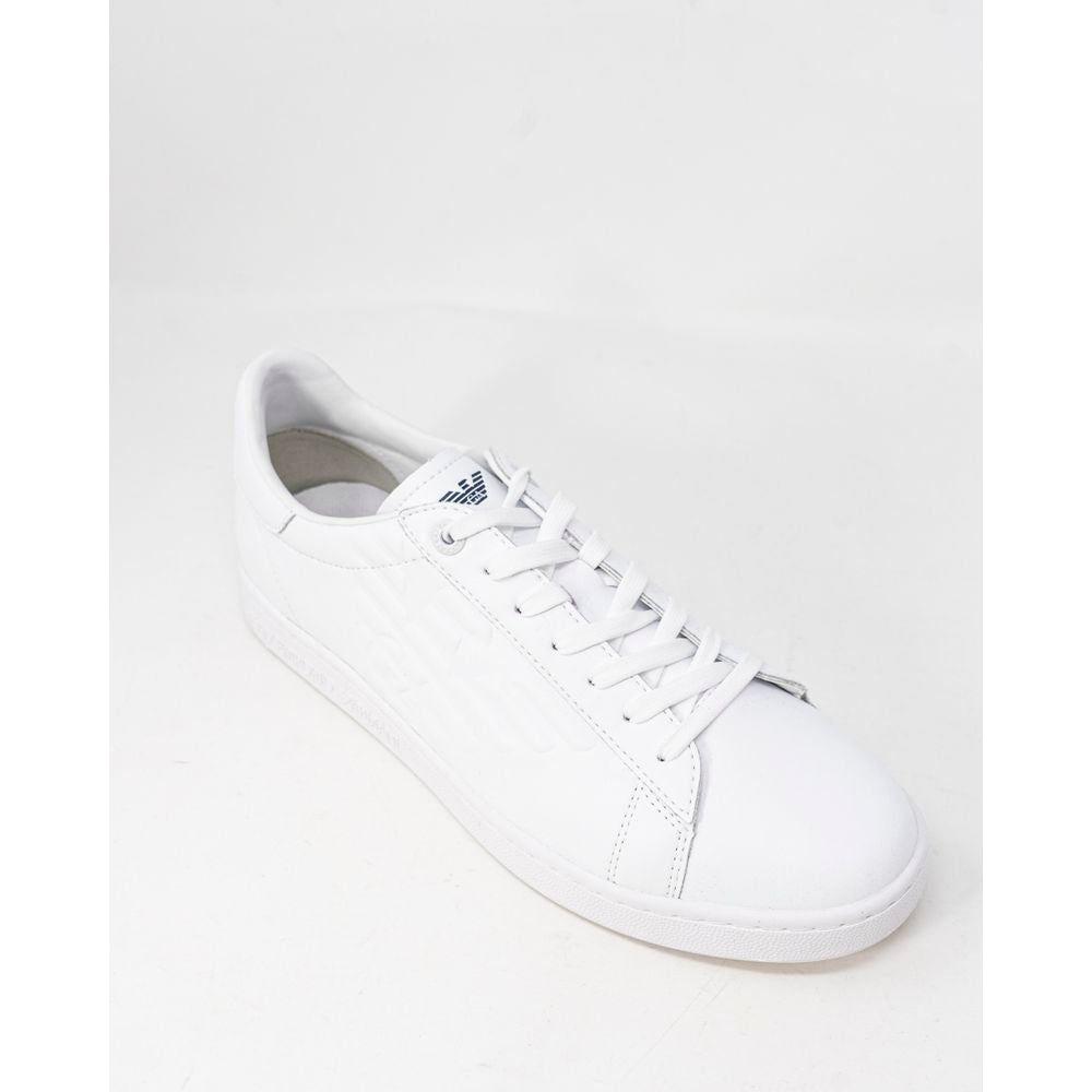 EA7 Emporio Armani White Polyethylene Sneaker EA7 Emporio Armani