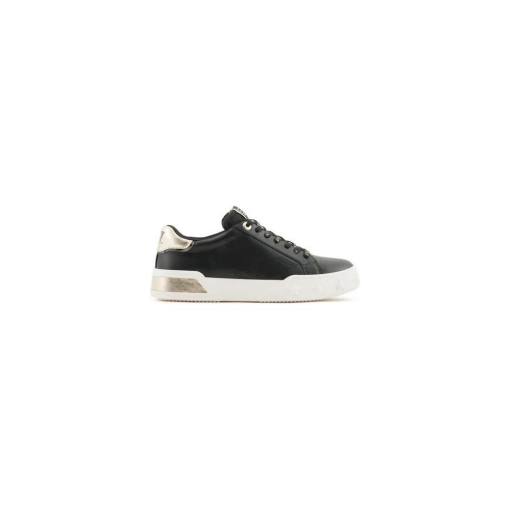 EA7 Emporio Armani Black And White Polyester Sneaker EA7 Emporio Armani