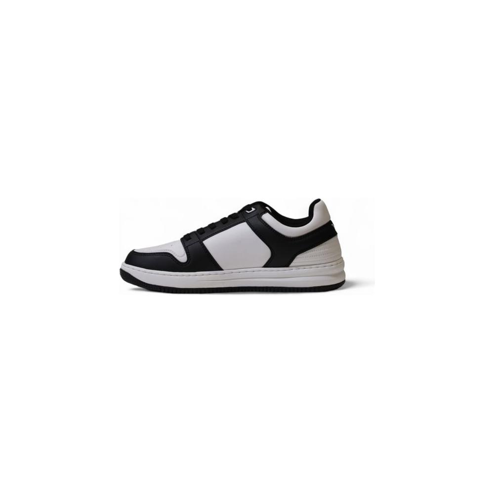 EA7 Emporio Armani Black And White Polyester Sneaker EA7 Emporio Armani