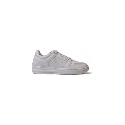 EA7 Emporio Armani White Polyester Sneaker EA7 Emporio Armani