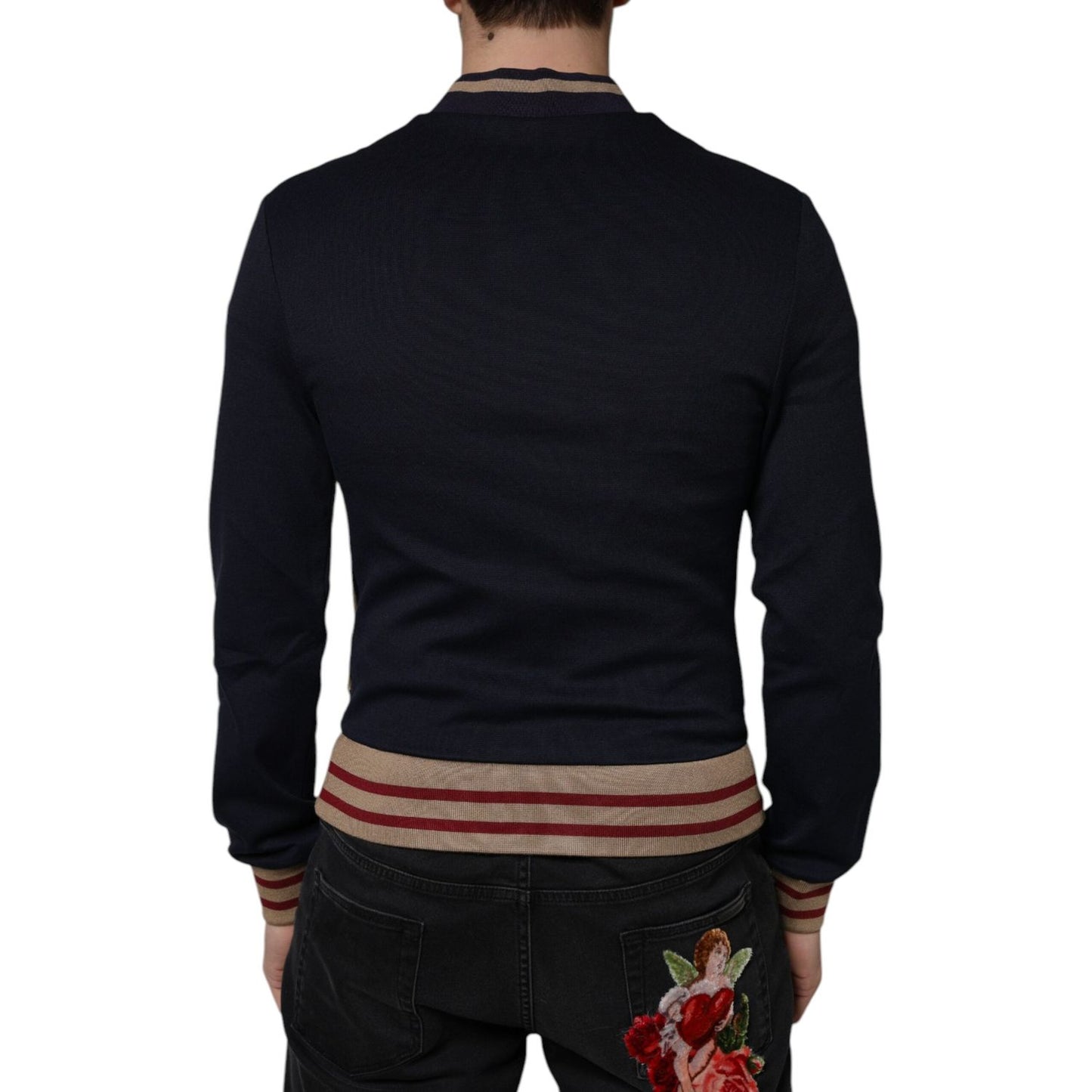 Dolce & Gabbana Multicolor #DGMillennials Full Zip Men Bomber Jacket Dolce & Gabbana