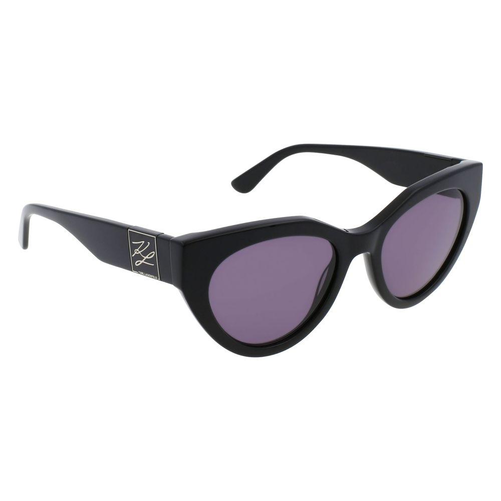 Karl Lagerfeld Black Acetate Sunglasses Karl Lagerfeld