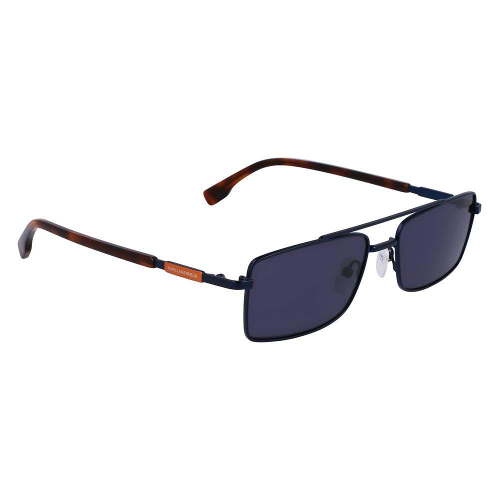 Karl Lagerfeld Blue Metal Sunglasses Karl Lagerfeld