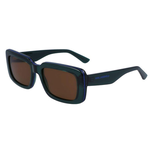 Karl Lagerfeld Green Injected Sunglasses Karl Lagerfeld