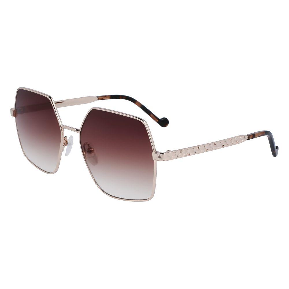 Liu Jo Gold Metal Sunglasses Liu Jo