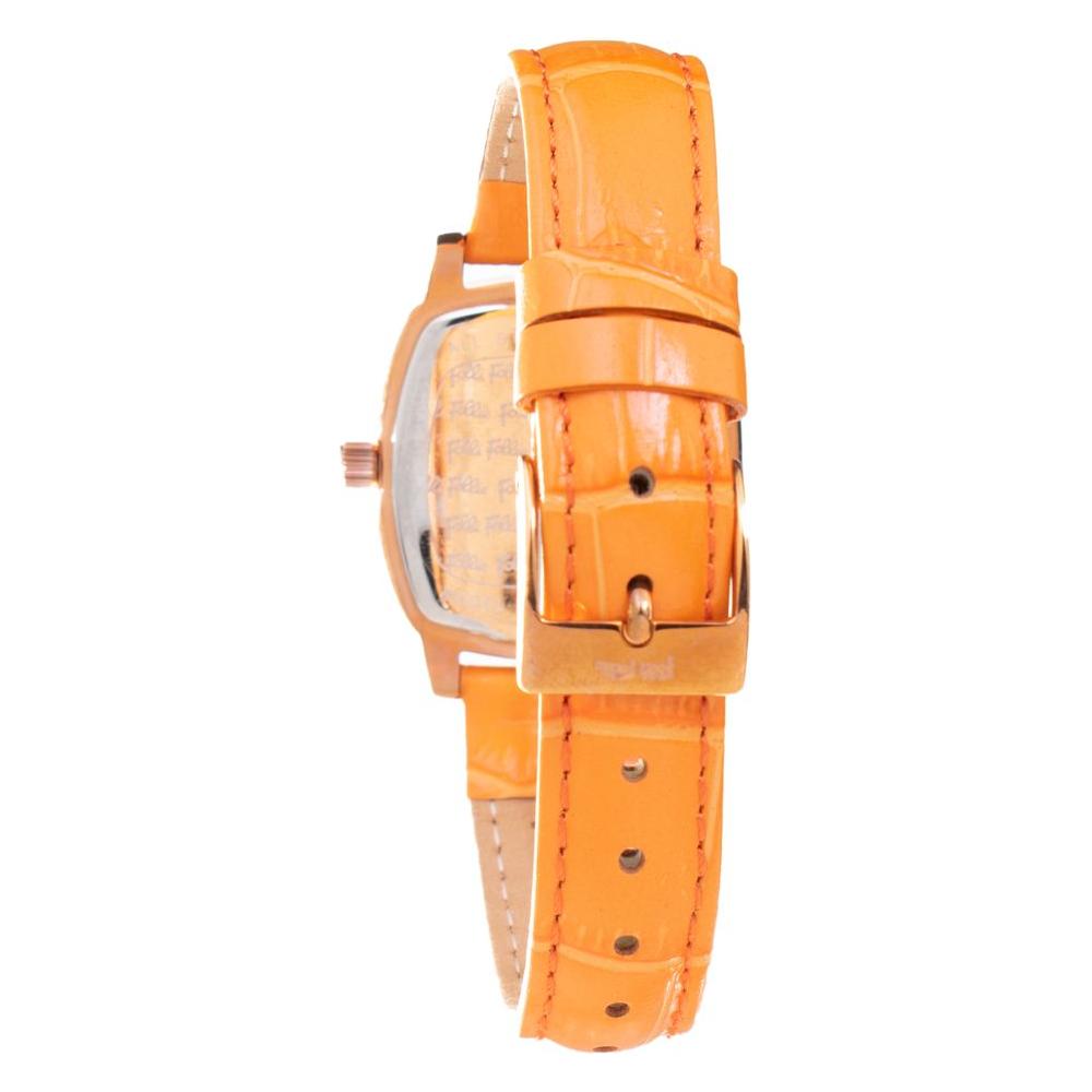 Folli Follie Orange Leather Watch Folli Follie