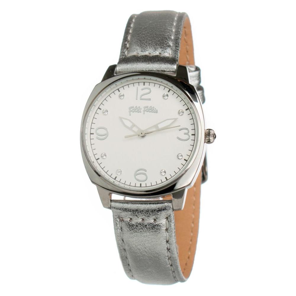 Folli Follie Gray Leather Watch Folli Follie