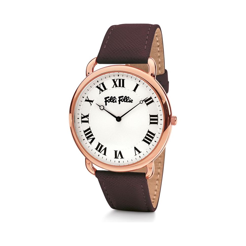 Folli Follie Brown Leather Watch Folli Follie