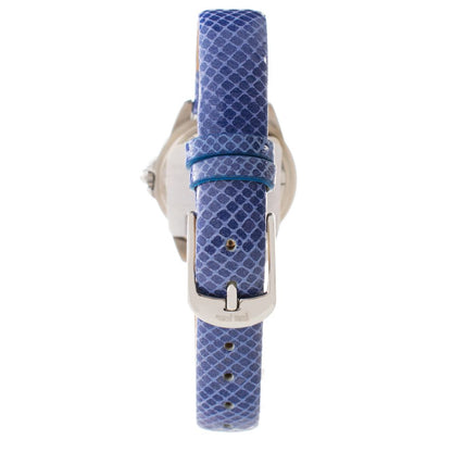 Folli Follie Blue Leather Dress Watch