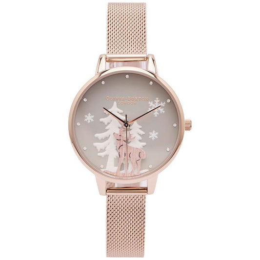 Olivia Burton Gold Steel Watch Olivia Burton