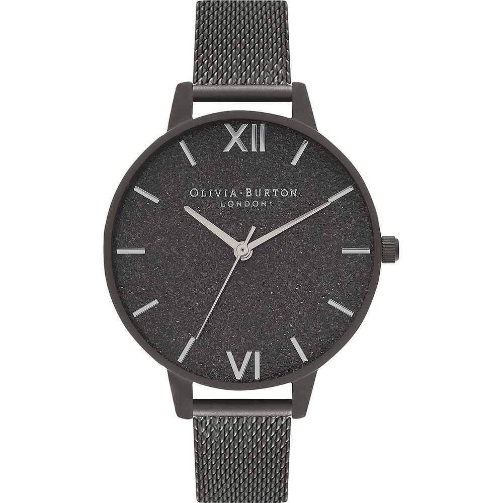 Olivia Burton Black Steel Watch Olivia Burton