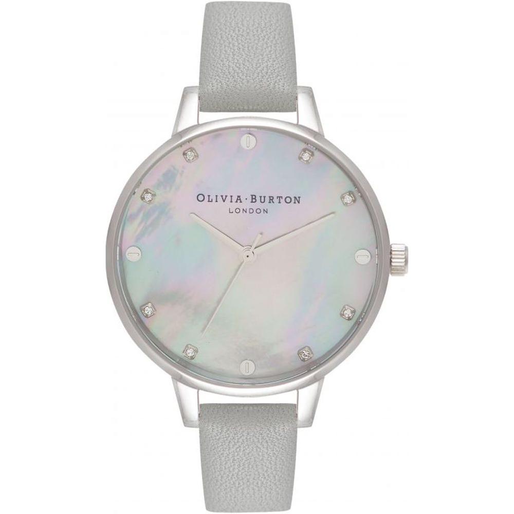 Olivia Burton Gray Synthetic Leather Watch Olivia Burton