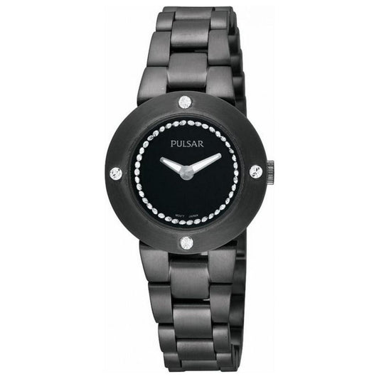 Pulsar Black Stainless Steel Watch Pulsar