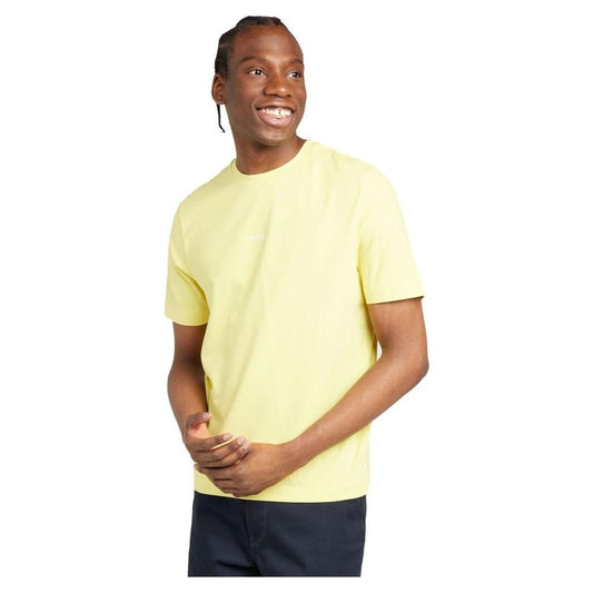 Hugo Boss Yellow Cotton T-Shirt Hugo Boss