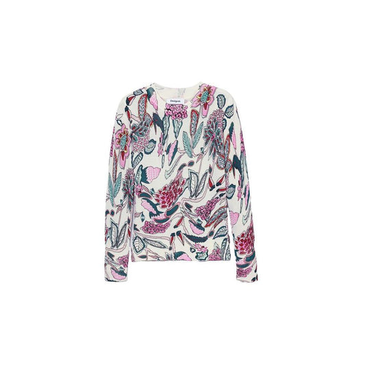 Desigual White Viscose Tops & T-Shirt Desigual