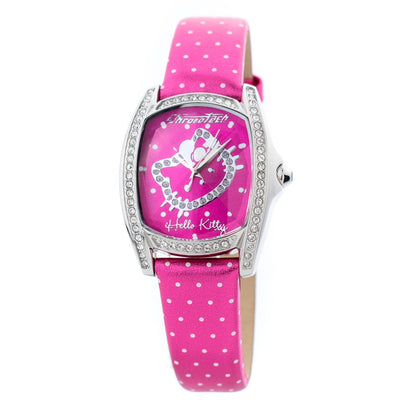 Chronotech Multicolor Leather Dress Watch