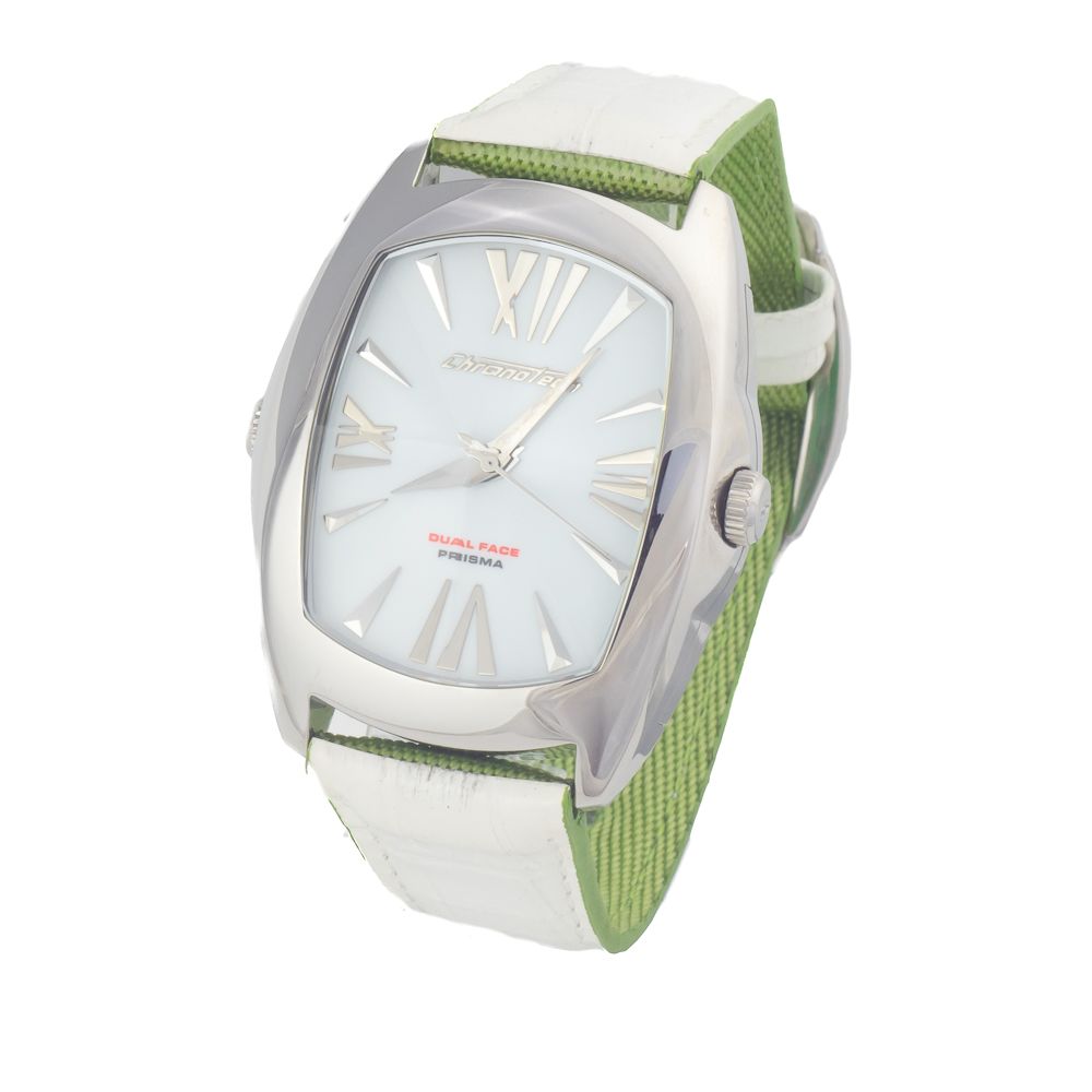 Chronotech Bicolor Leather Dress Watch