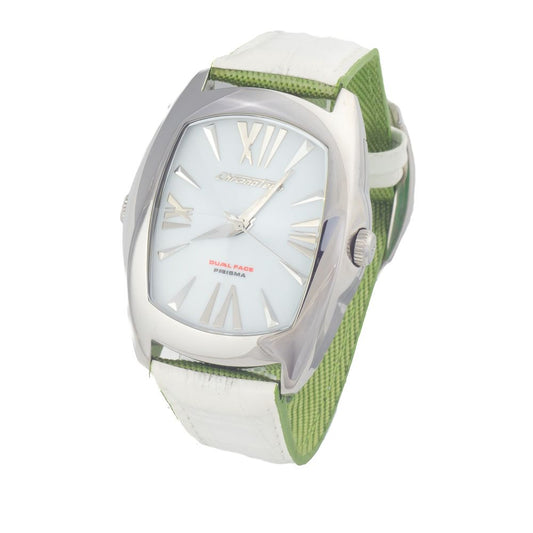 Chronotech Bicolor Leather Dress Watch
