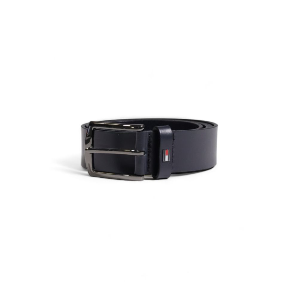 Tommy Hilfiger Blue Leather Belt Tommy Hilfiger