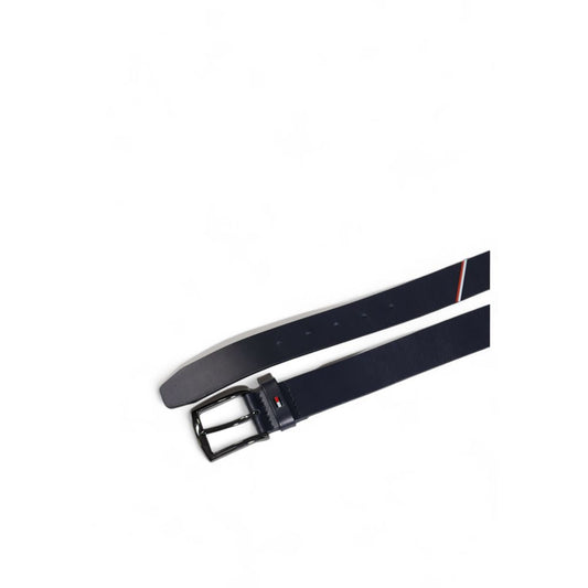 Tommy Hilfiger Blue Leather Belt Tommy Hilfiger