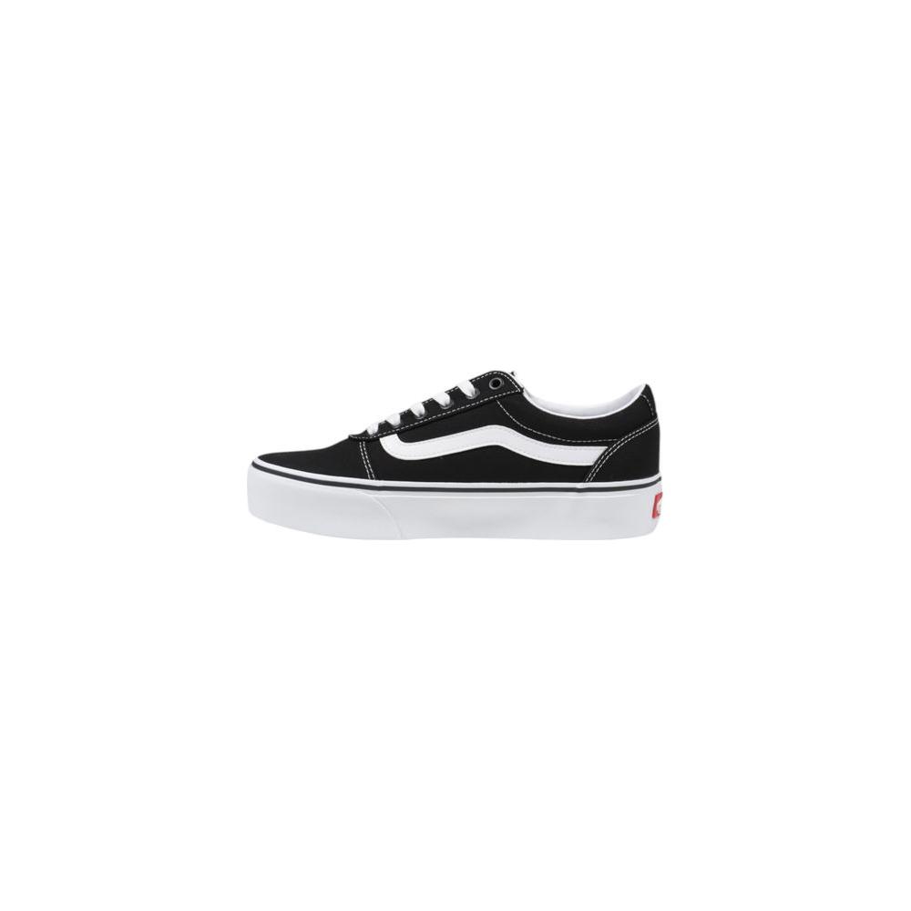 Vans Black And White Fabric Sneaker Vans