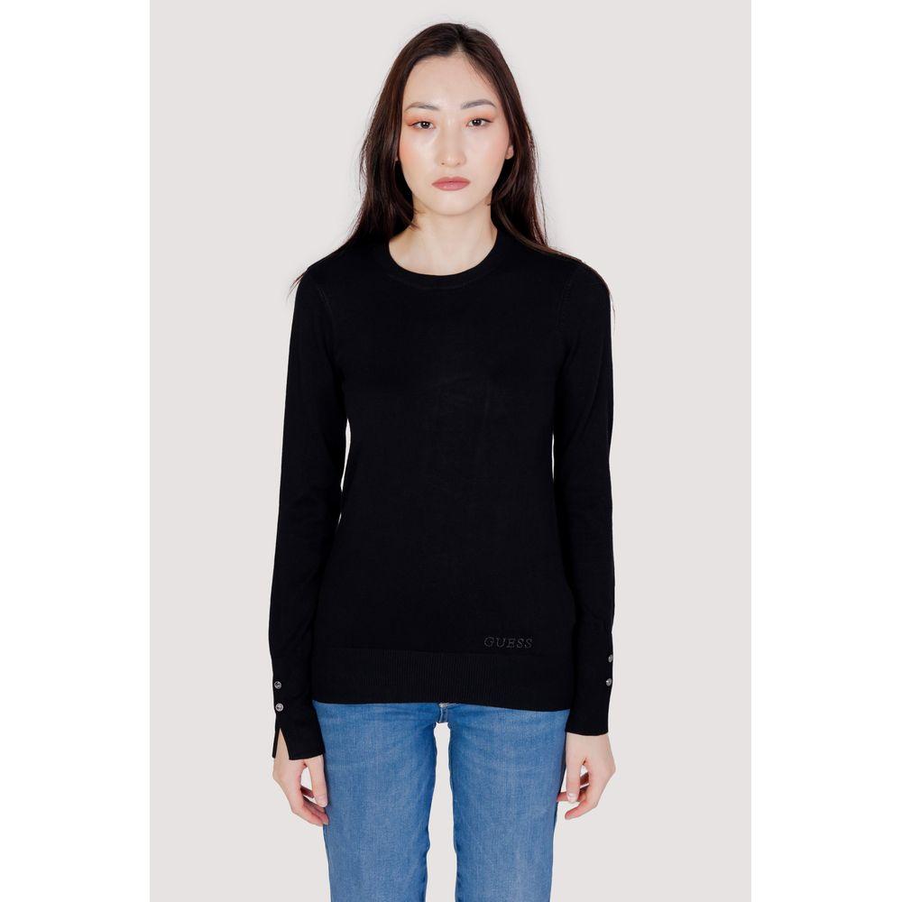 Guess Black Cotton Tops & T-Shirt Guess