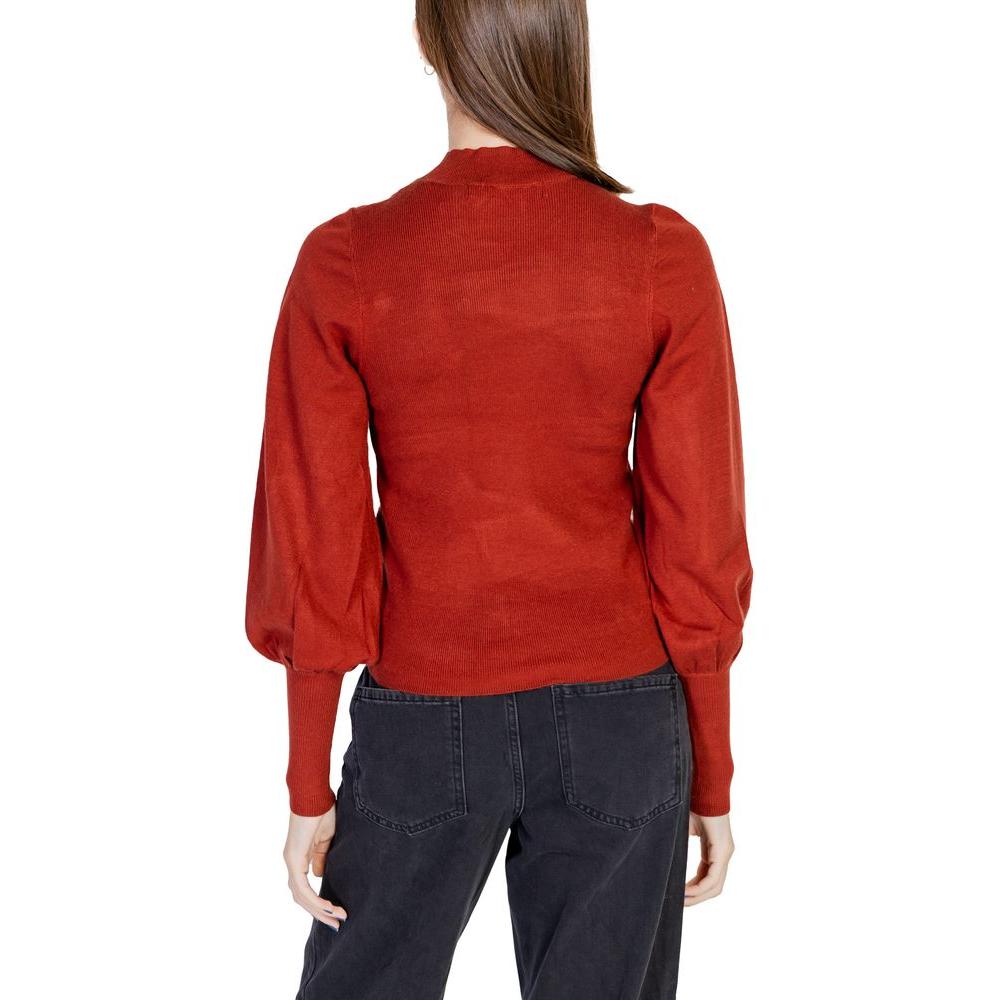 Vero Moda Red Viscose Tops & T-Shirt Vero Moda