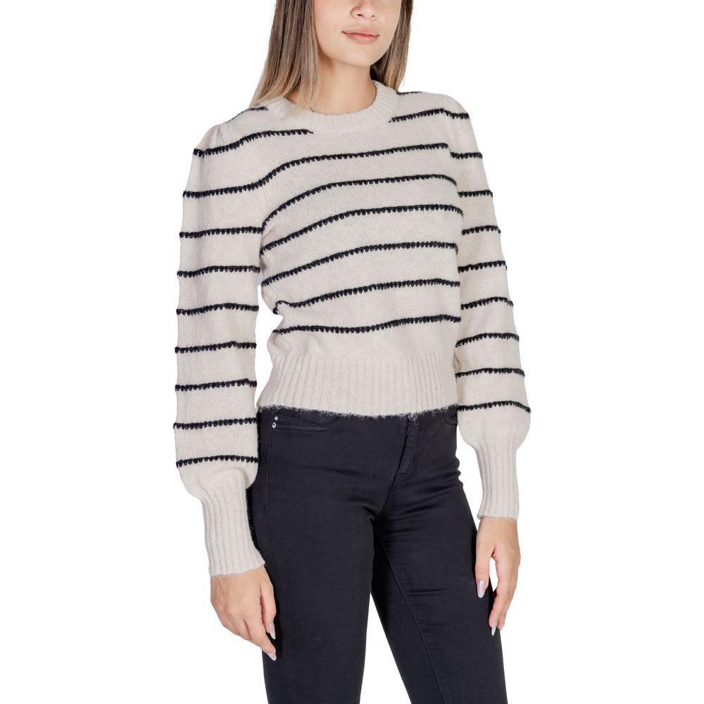 Jacqueline De Yong Gray Polyester Sweatshirt