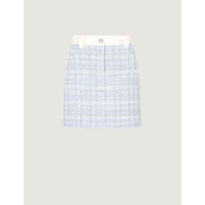 Morgan De Toi Blue Polyester Mini Skirt