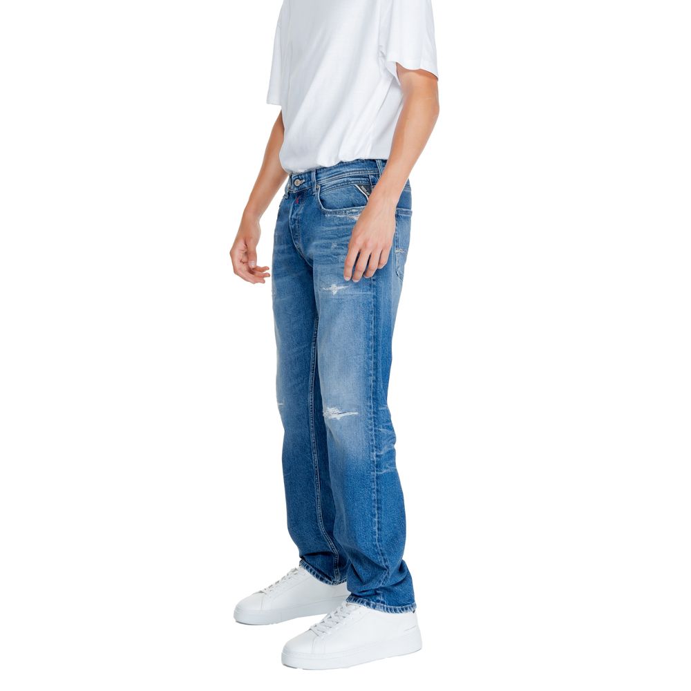 Replay Blue Cotton Jeans & Pant Replay