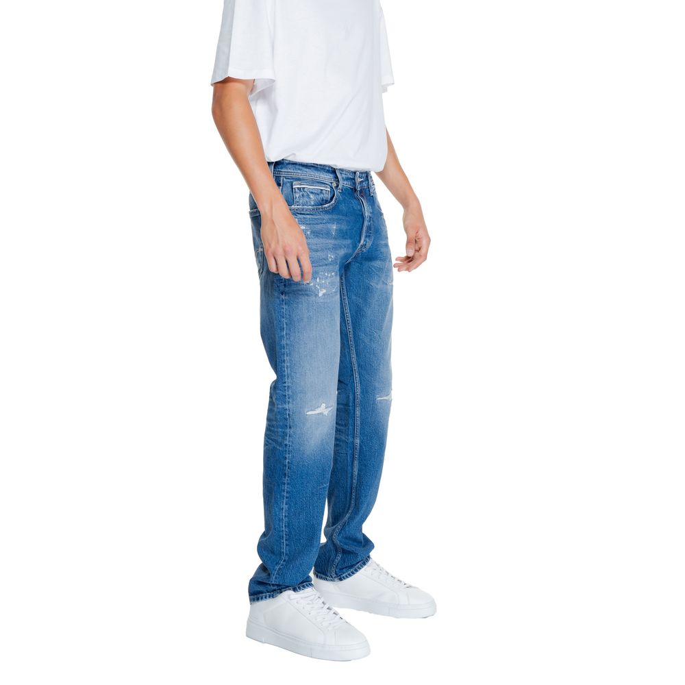 Replay Blue Cotton Jeans & Pant Replay