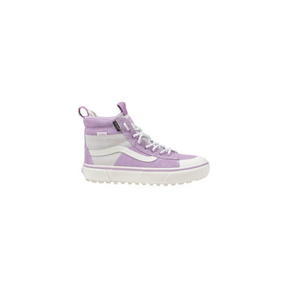 Vans Purple Leather High Top Sneakers