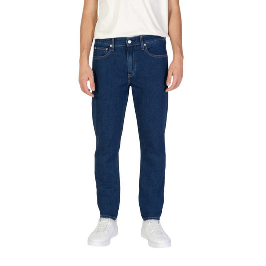 Calvin Klein Jeans Blue Cotton Jeans & Pant Calvin Klein Jeans