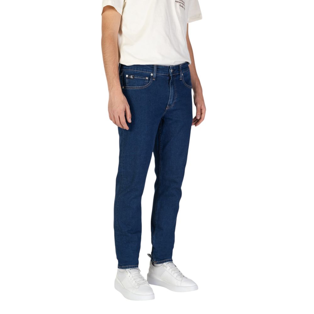 Calvin Klein Jeans Blue Cotton Jeans & Pant Calvin Klein Jeans