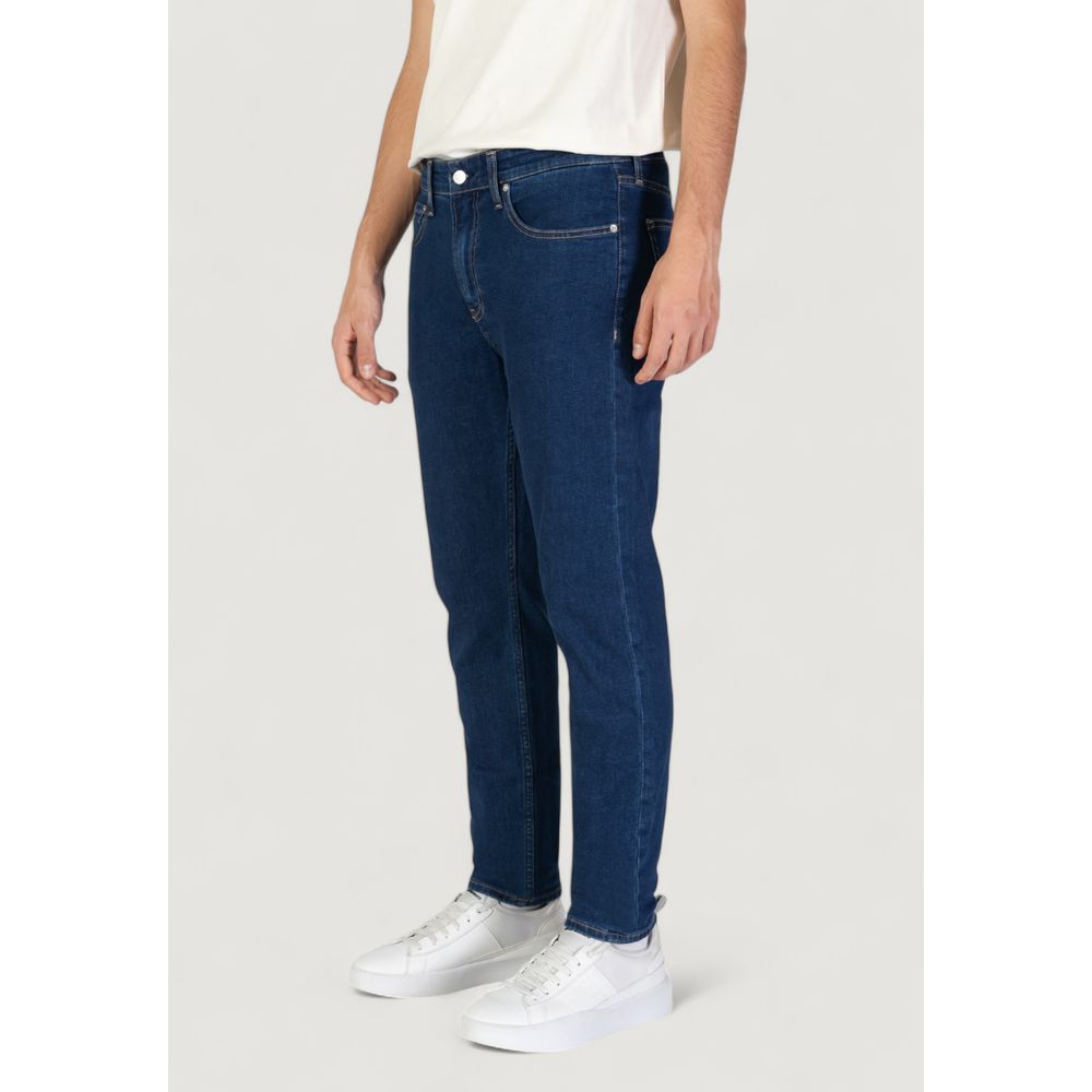 Calvin Klein Jeans Blue Cotton Jeans & Pant Calvin Klein Jeans