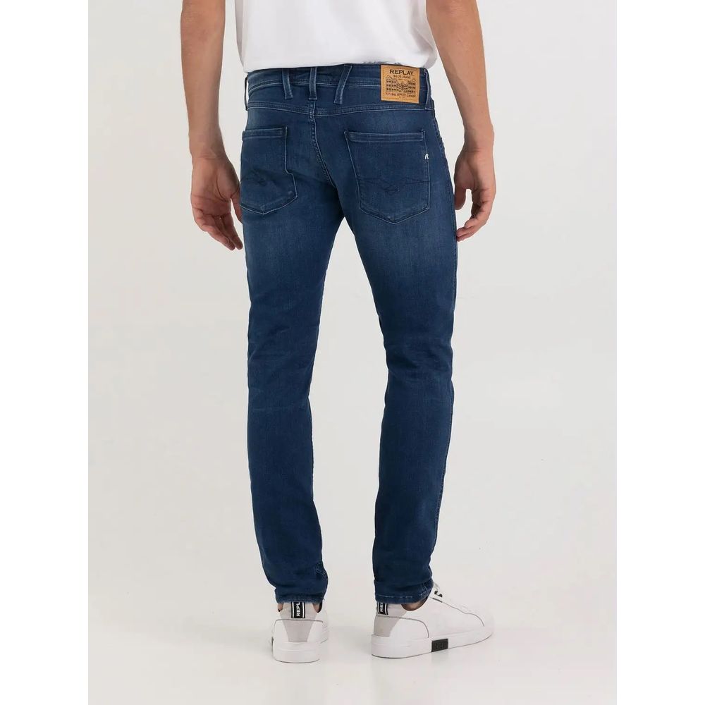 Replay Blue Cotton Jeans & Pant Replay