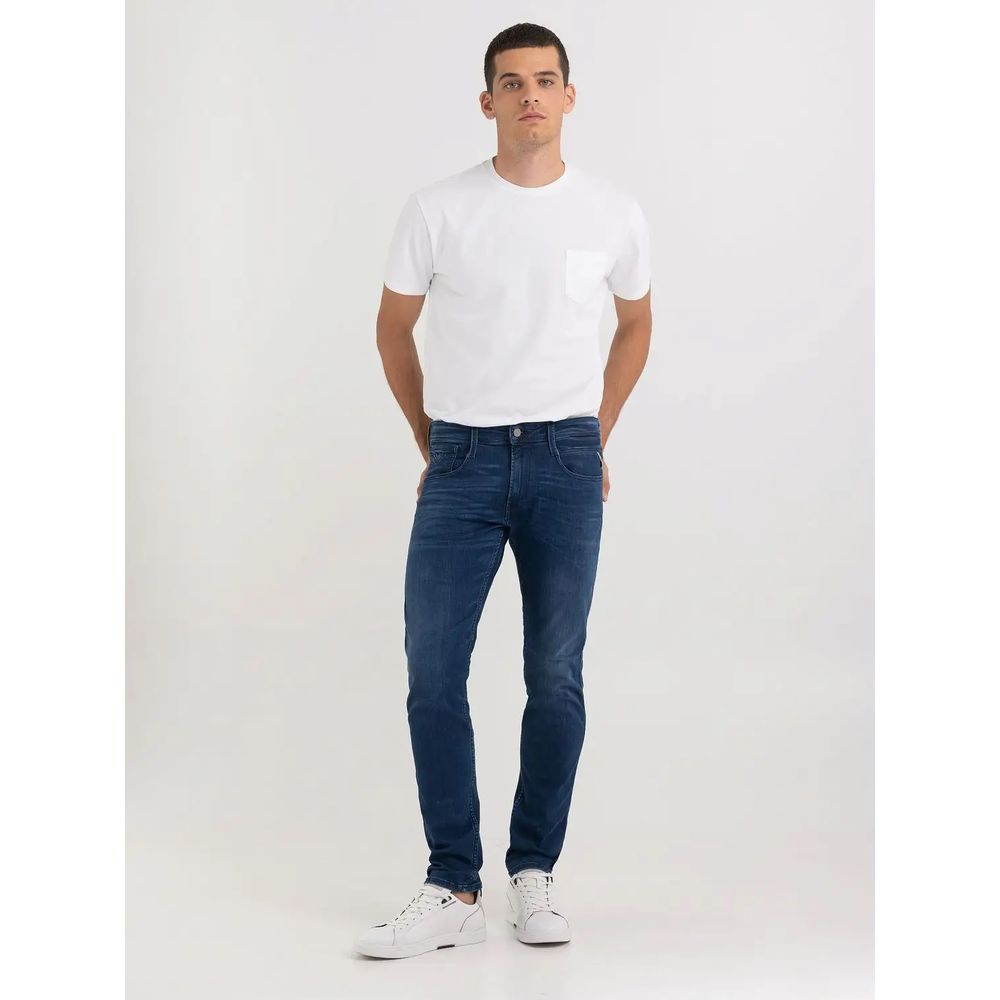 Replay Blue Cotton Jeans & Pant Replay