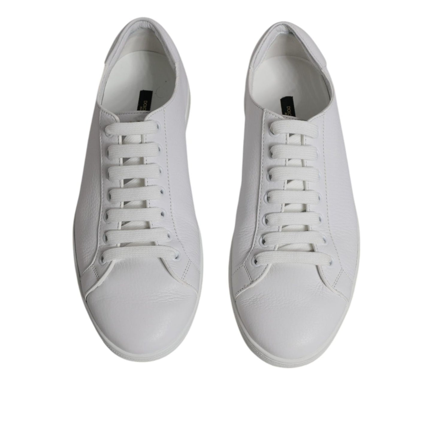 Dolce & Gabbana White Low Top Men Saint Tropez Sneakers Shoes