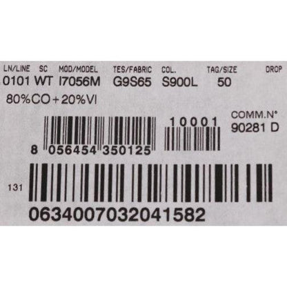 Dolce & Gabbana Gray STAFF Cotton Striped Vest