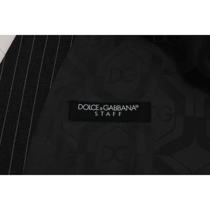 Dolce & Gabbana Gray Wool Stretch Vest 1728,3% Elastane,67345645728,Clothing,Dolce & Gabbana,Gray,IT52 | XL,Material: 97% Wool,Men,Men - Clothing,New with tags,Suits & Blazers - Clothing,Vests - Men - Clothing,Waistcoats - Suits & Blazers - Clothing