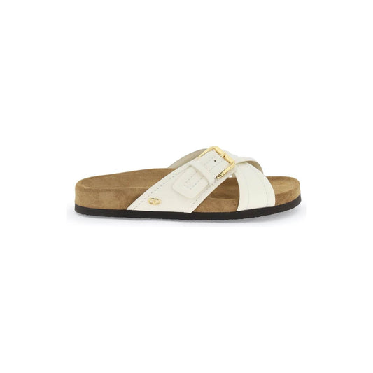 Valentino Garavani smooth leather fussfriend slides for