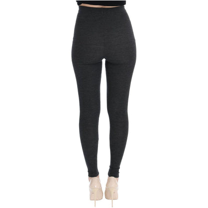 Dolce & Gabbana Gray Wool Stretch Tights 1728,67345645728,Athletic Pants - Pants - Clothing,Clothing,Dolce & Gabbana,Gray,IT40|S,Material: 100% Wool,New with tags,Pants - Clothing,Tights & Socks - Women - Clothing,Tights - Underwear - Clothing,Underwear -