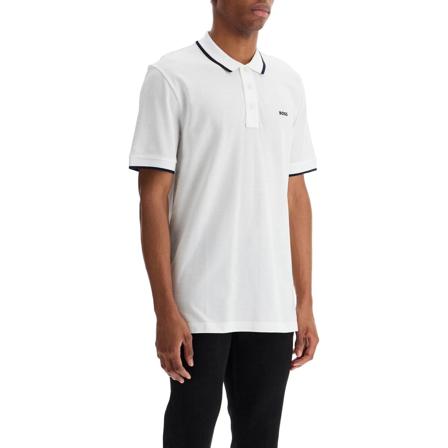 Boss parlay polo shirt with contrast trims Topwear Boss