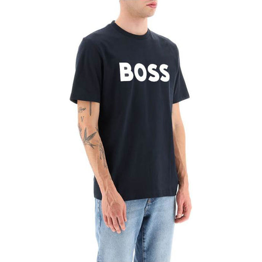 Boss tiburt 354 logo print t-shirt Topwear Boss