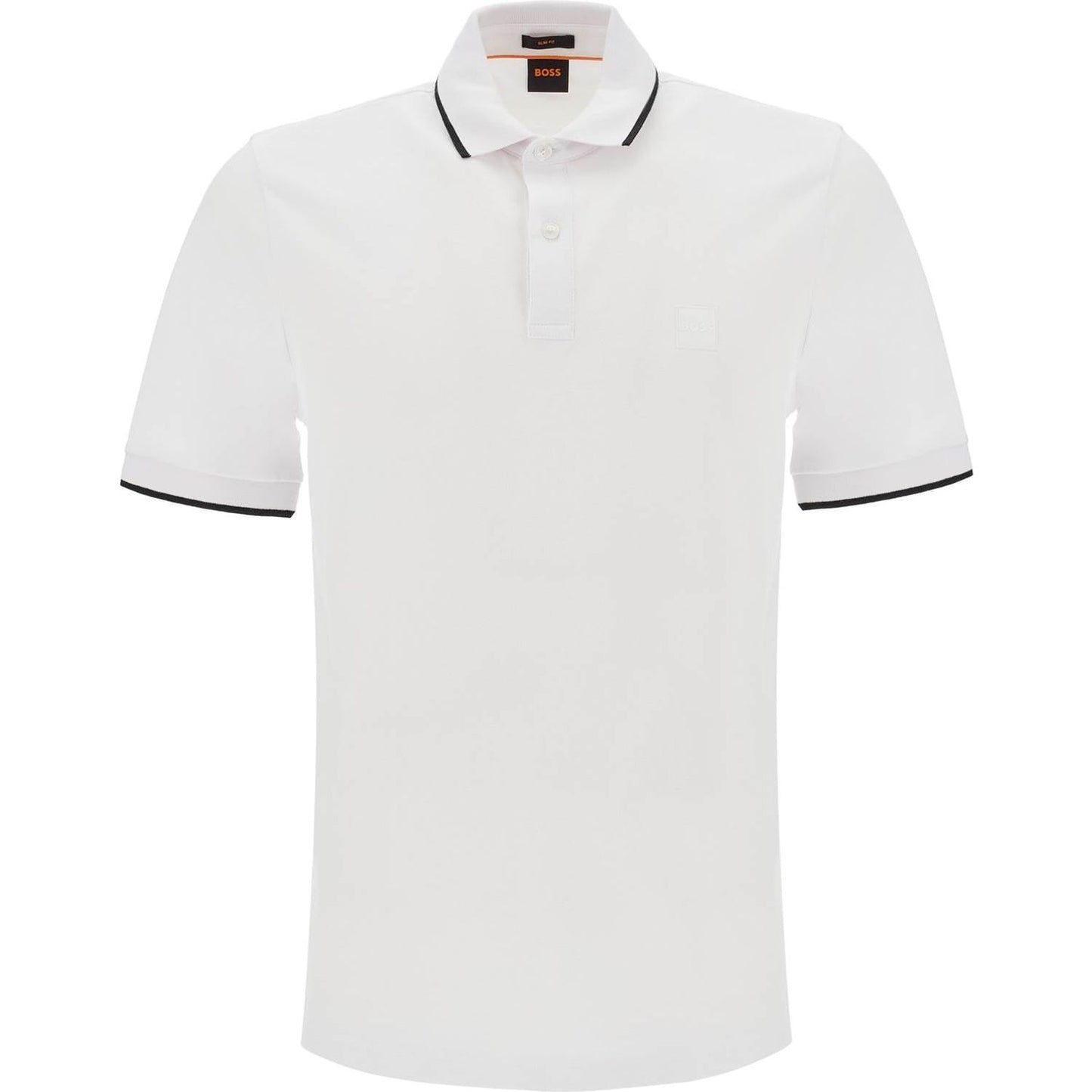 Boss slim fit piqué polo shirt with tipped Topwear Boss