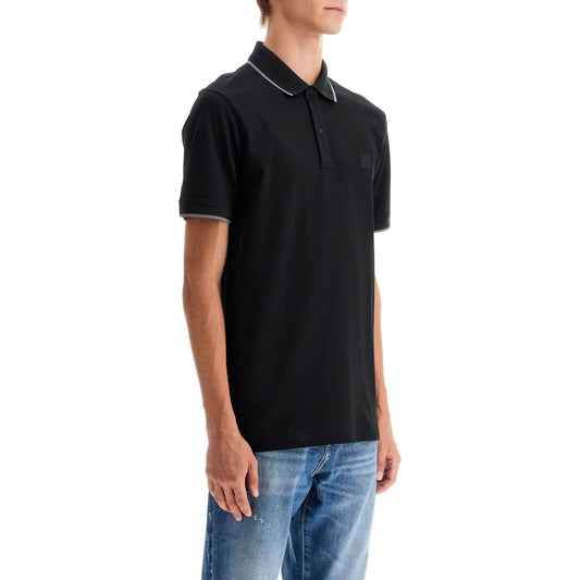 Boss slim fit piqué polo shirt with tipped Topwear Boss