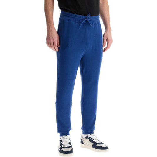 Boss regular fit high-waisted blue cotton pants Trousers Boss