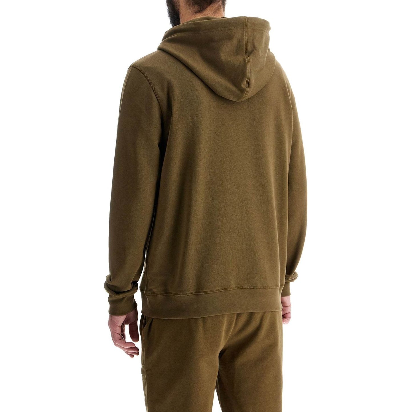 Boss green zip-up hoodie with kangaroo pocket cotton Topwear Boss