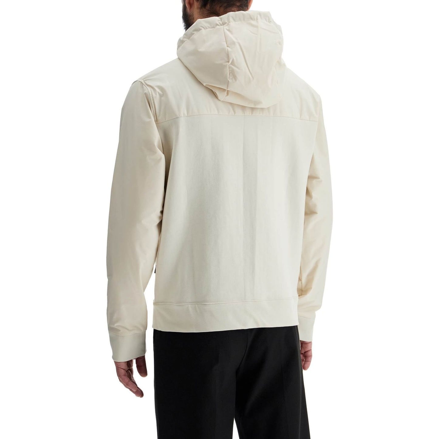 Boss white slim fit zip-up hoodie Topwear Boss